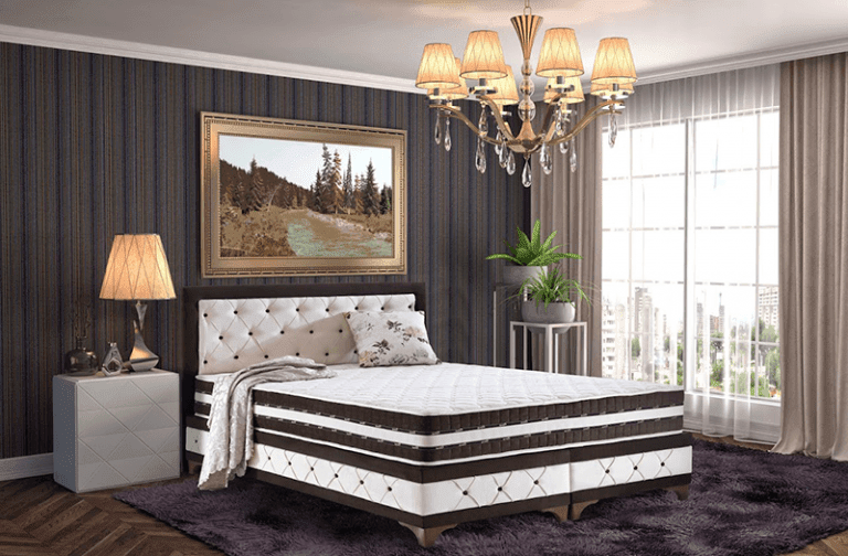 alp sengetøj i̇di̇l sæt med bundmadras og sengegavl