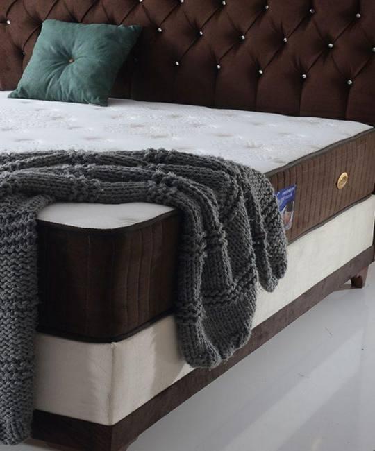 alp bedding nazar set with base mattress and headboard