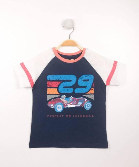 παιδικό μπλουζάκι με στάμπα αυτοκινήτου 4-9 ετών