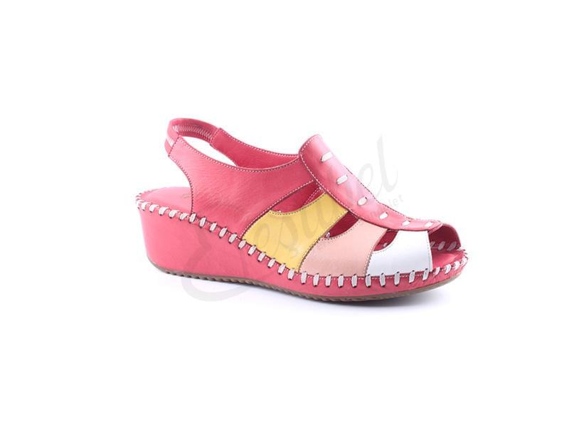 yeşilbel shoes real leather colorful sandals