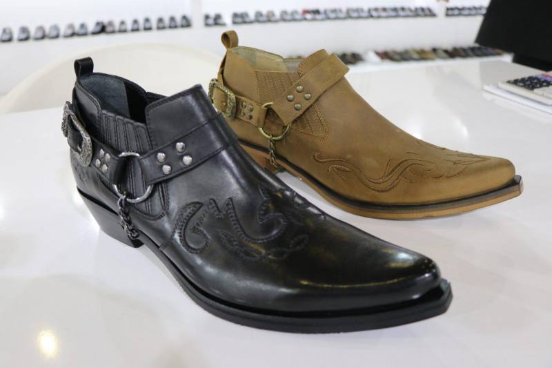 etor Cowboy արևմտյան իսկական կաշվից տղամարդու կոճ երկարաճիտ կոշիկներ