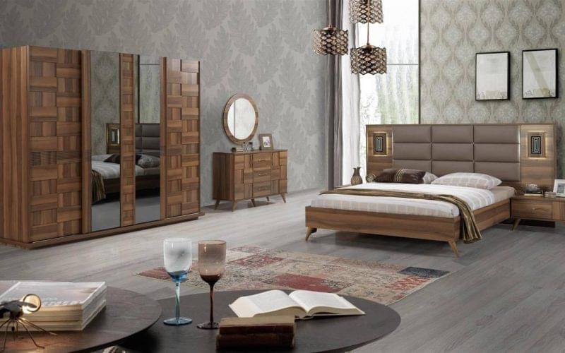 Сиптар модеран сет намештаја за спаваћу собу од лотоса
