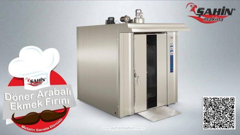 ayhan sahin commercial industrial bakery rotary rotating bread pastry oven asm-ef200