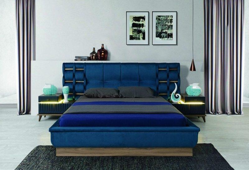 davenza meubelstijl blauwe slaapkamer