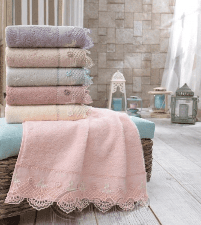 Asciugamani in cotone tessili per la casa karacan