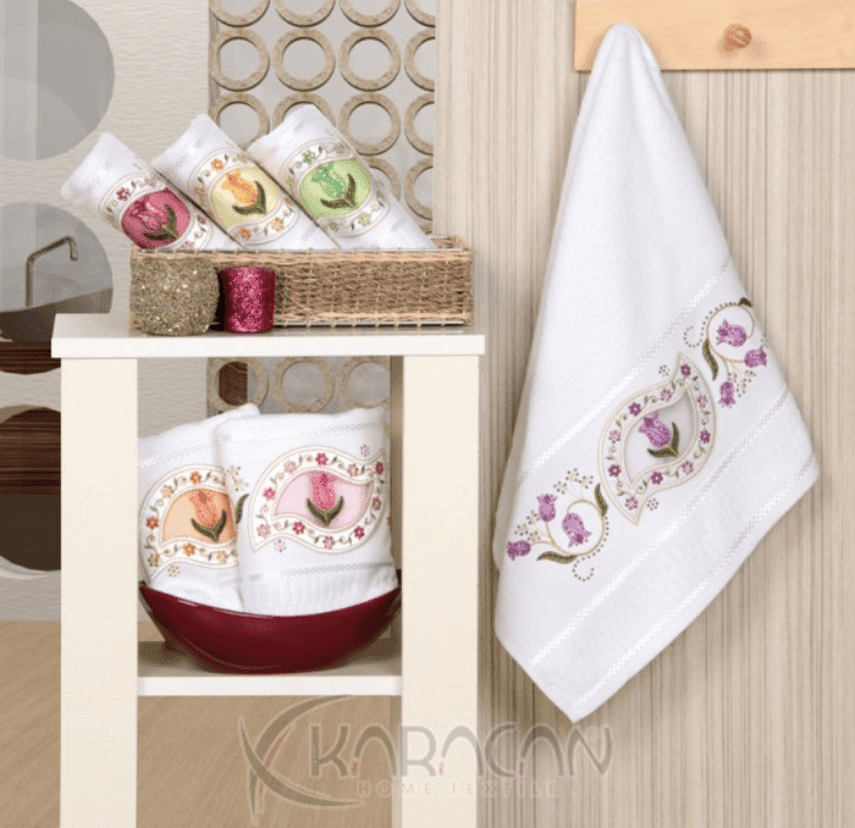 karacan huishoudtextiel borduurhanddoeken