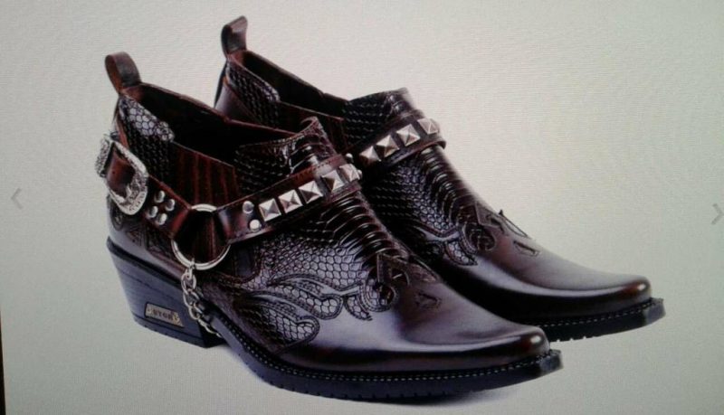 etor cowboy western style bottes pour hommes en cuir véritable