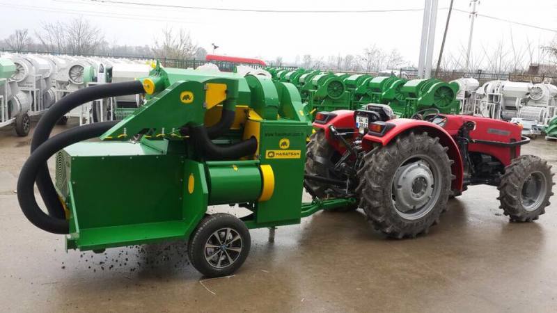 hasatsan nuts and kernels harvester & vacuuming system 2-3 tons per day h 2200 h2200