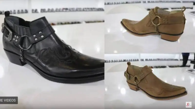 etor Cowboy արևմտյան ոճի իսկական կաշվից տղամարդու կոշիկներ՝ պատրաստված Թուրքիայում արտահանման համար - yeniexpo aymod 2019