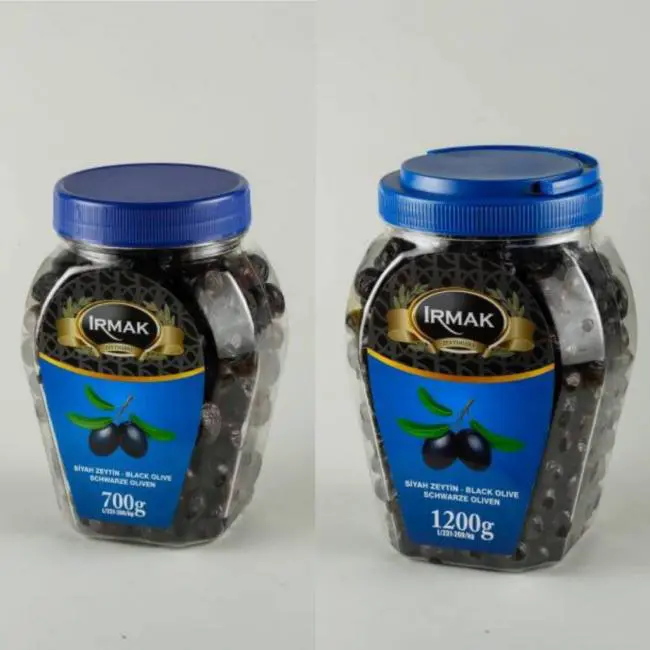 irmak оливки столовые черные маринованные 700 г в полиэтиленовом вакуумном пакете