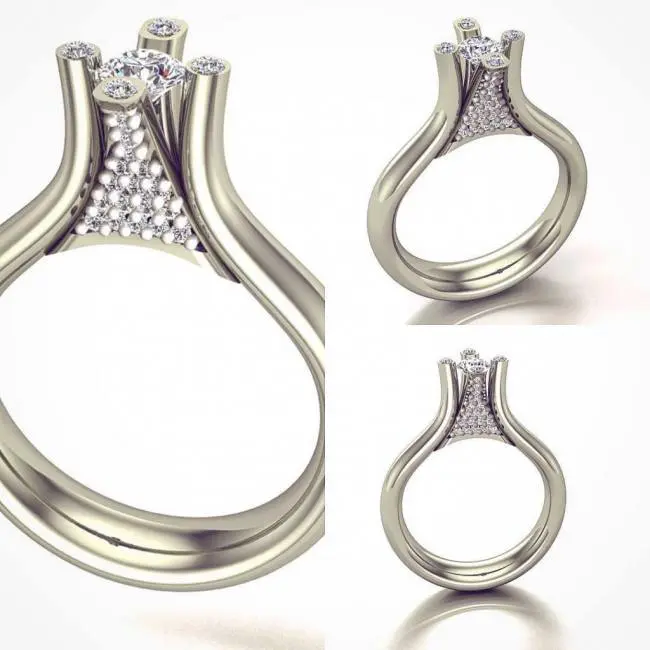 бижута със златни очи жени фини диамантени годежни сватбени пръстени бижута на злато или платина алания