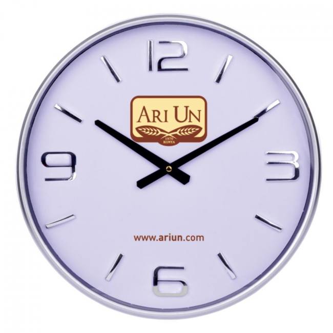 προώθηση alcan προσαρμοσμένα εταιρικά διαφημιστικά πλαστικά ρολόγια τοίχου kk με λογότυπο 13 in (330 mm) 905