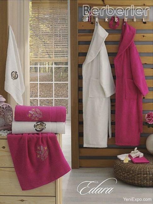 Bộ sưu tập khăn tắm dệt berberler berra 100% cotton Thổ Nhĩ Kỳ