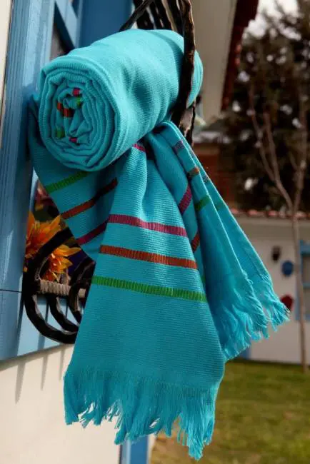 बर्बरलर फंडोची 100% तुर्की पेश्टेमल सूती तौलिया 70 × 160 सेमी 380 ग्राम