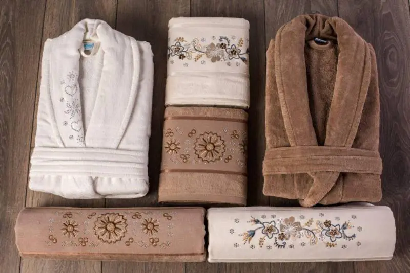 Berberler rebeka masculino feminino roupão nascidoz e conjunto de toalhas designer de algodão turco
