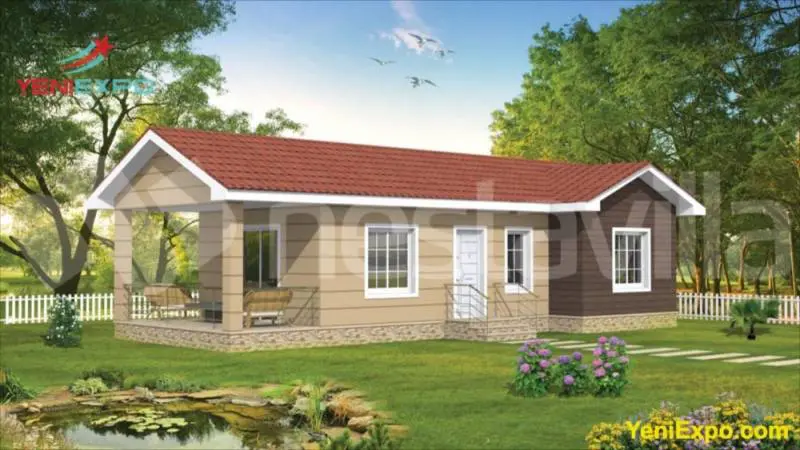 Сборный стальной небольшой домик для дома Nestavilla Magnolia 88 м2