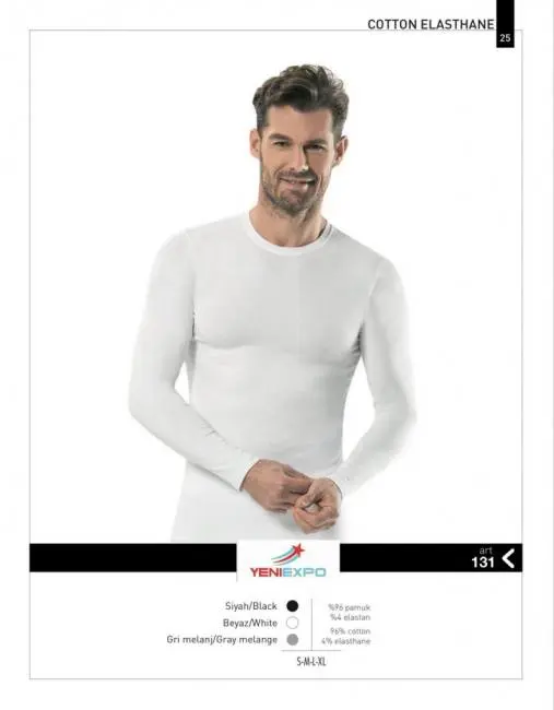 men long sleeve  cotton underwear sizes s-xl  131 jy1