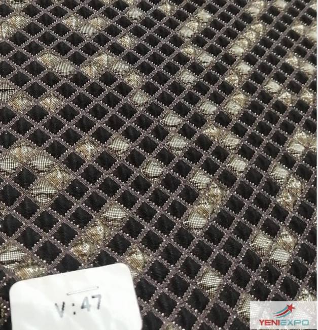 tissu textile jacquard brocart couleur mélangée ts 33411