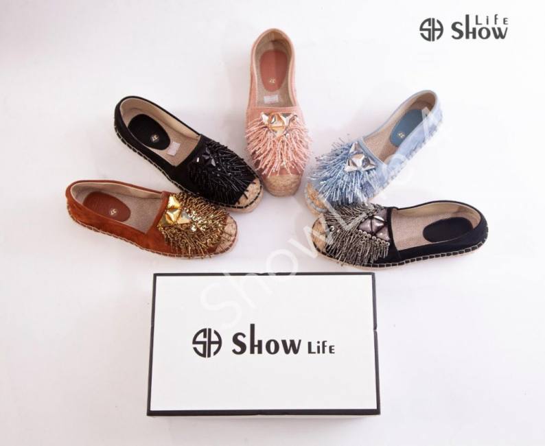 סנדלים לנשים showlife קז'ואל רצועת קרסול פלטפורמה נעלי טריזים בסגנון קיץ