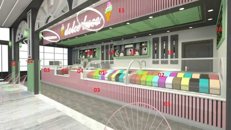 лучший дизайн и строительство кафе-мороженого alhariri 2020 лучший