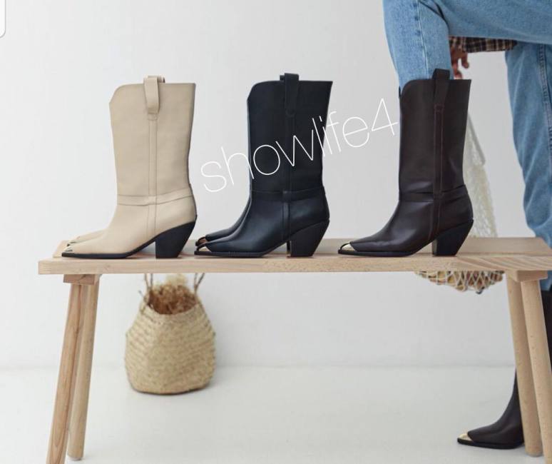 bottes de cowboy pointues pour femmes snip tow showlife4 style haut d'automne