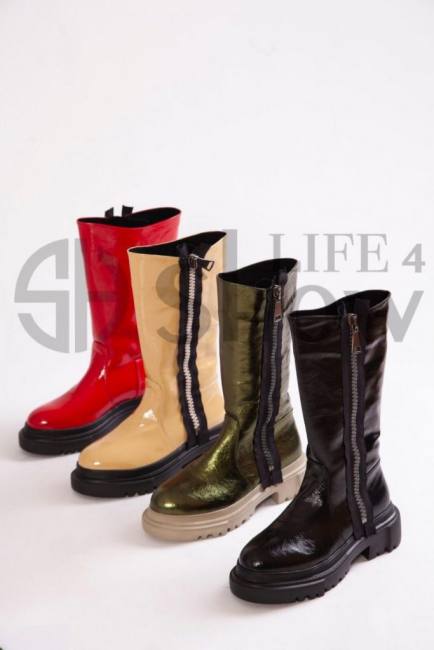 brilliant womens mid calf leather boots showlife4 autumn styles