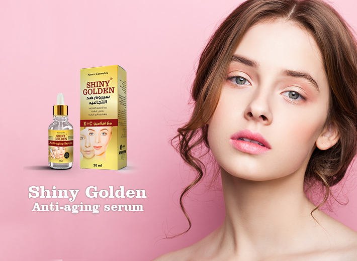 soin de la peau anti-âge sérum vitamine e+c nouveau brillant doré 20 ml