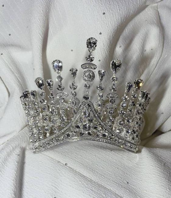 alexandra wedding crowns crystal stones new awesome 型號