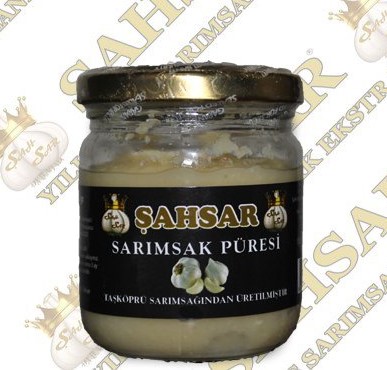 mashed garlic puree organic healthy 100% natural