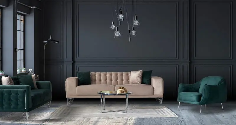 Conjuntos de sofás lounge de polímero incríveis fabricados na Turquia 2021