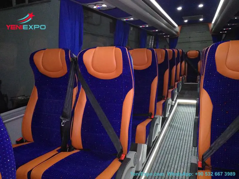 μετατροπή ημερήσιου τουριστικού λεωφορείου iveco στην Τουρκία νέο 2021
