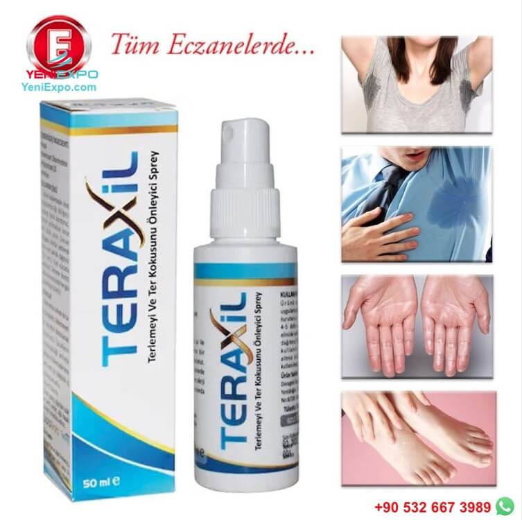 teraxil desodorante antitranspirante spray 50 ml fuerte rendimiento