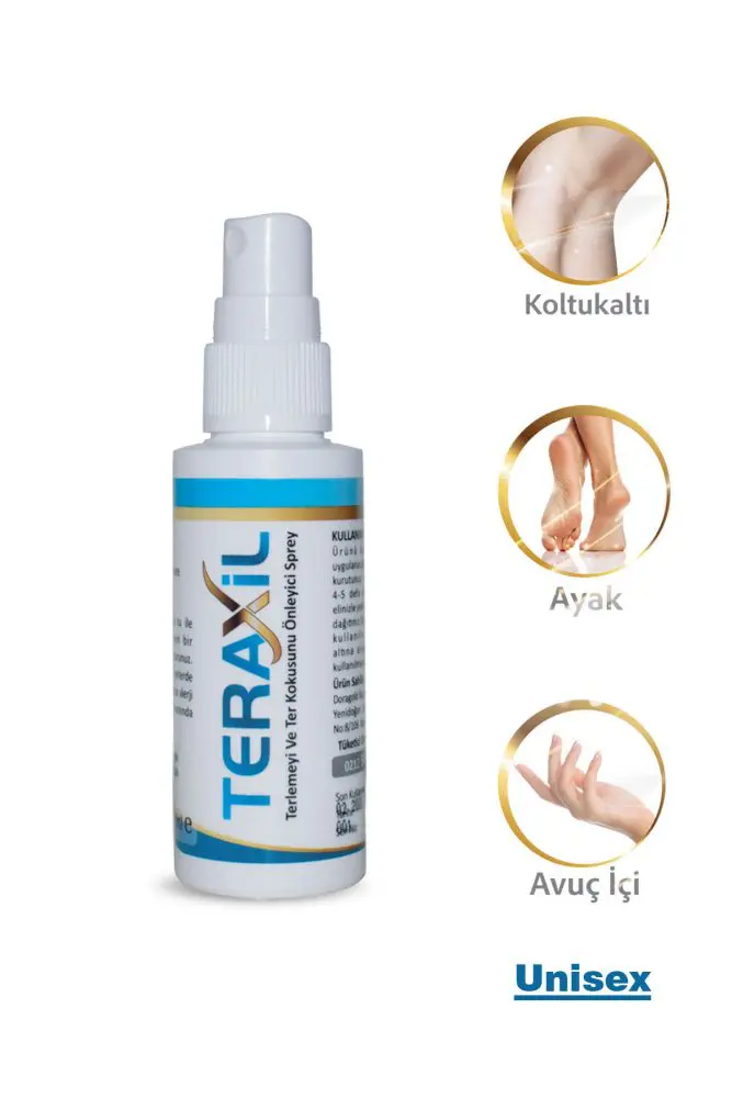 teraxil déodorant anti-transpirant spray 50 ml forte performance