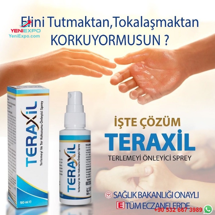 teraxil déodorant anti-transpirant spray 50 ml forte performance
