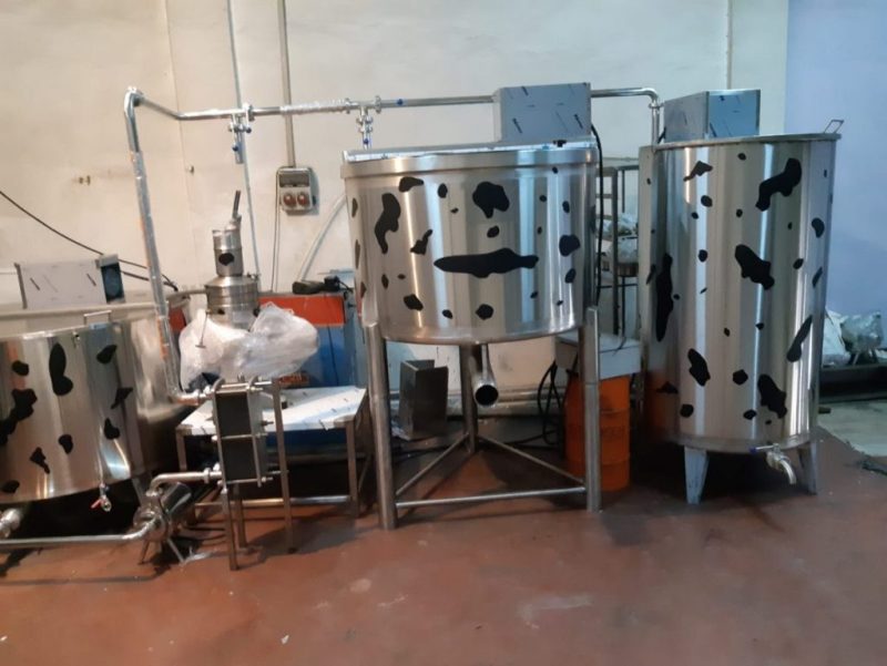 complete cheese production line white cheese, mozzarella, cream awesome 5 tons / day new