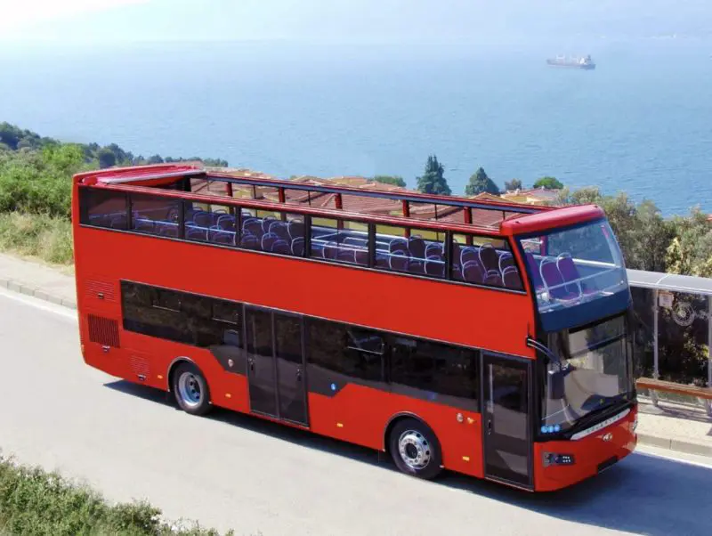 cobra ônibus urbano de turismo de dois andares 11 m
