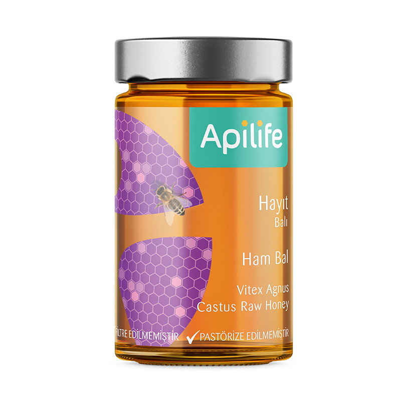 apilife naturlig vitex agnus-castus chasteberry honning (450 gr)