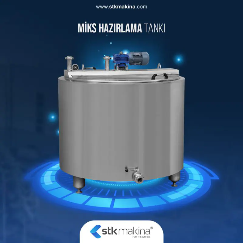 stk makina ice cream mix prep tank - efficient and reliable solution for ice cream mix preparation